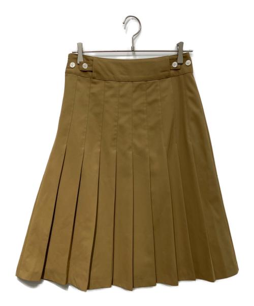 FRED PERRY（フレッドペリー）FRED PERRY (フレッドペリー) BEAMS (ビームス) 別注Tennis Pleats Skirt カーキ サイズ:UK10の古着・服飾アイテム