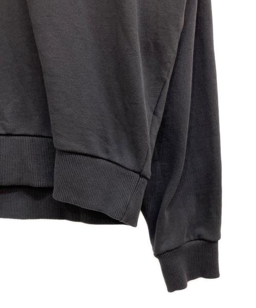 FRED PERRY（フレッドペリー）FRED PERRY (フレッドペリー) ハーフジップ ポロスウェットシャツ チャコールグレー サイズ:UK10の古着・服飾アイテム