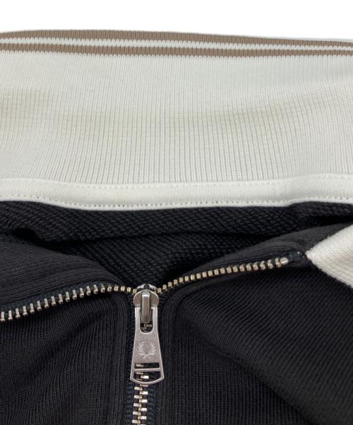 FRED PERRY（フレッドペリー）FRED PERRY (フレッドペリー) ハーフジップ ポロスウェットシャツ チャコールグレー サイズ:UK10の古着・服飾アイテム