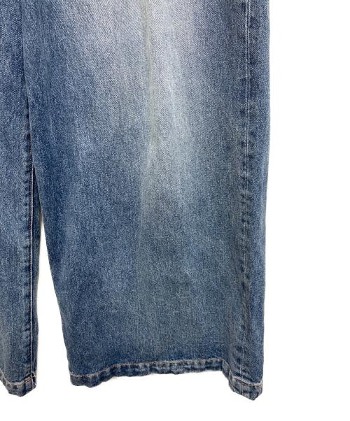 MAISON SPECIAL（メゾンスペシャル）MAISON SPECIAL (メゾンスペシャル) Double Waist Baggy Denim ブルー サイズ:38の古着・服飾アイテム