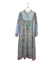 SZ Blockprints×Ron Herman（エスゼットブロックプリント×ロンハーマン）の古着「Silk Jodhpur Dress」｜ピンク