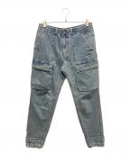 KITHキス）の古着「デニムカーゴパンツ」｜インディゴ