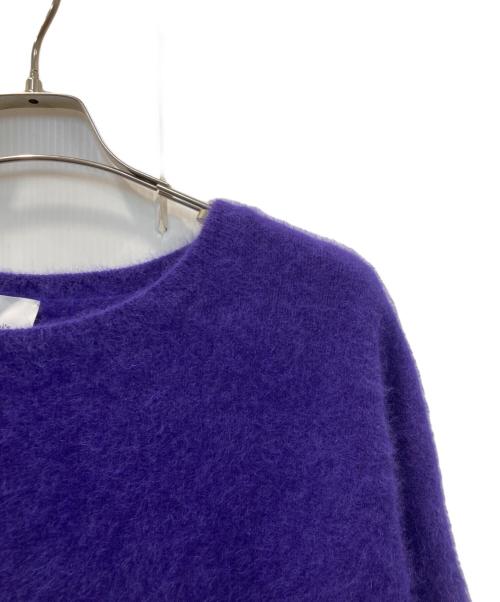 Lui's（ルイス）Lui's (ルイス) 片畦グランジニット パープル サイズ:Mの古着・服飾アイテム