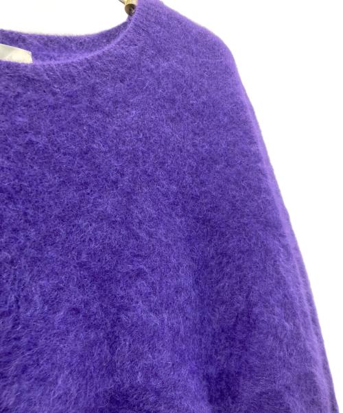 Lui's（ルイス）Lui's (ルイス) 片畦グランジニット パープル サイズ:Mの古着・服飾アイテム