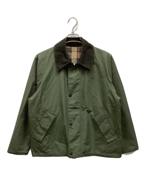 Barbour（バブアー）Barbour (バブアー) Adam et Rope (アダム エ ロペ) リバーシブルトランスポートジャケット グリーン サイズ:38の古着・服飾アイテム