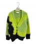 ALEXANDER McQUEEN（アレキサンダーマックイーン）の古着「モヘア混ニットカーディガン」｜黄緑