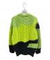 ALEXANDER McQUEEN (アレキサンダーマックイーン) モヘア混ニットカーディガン 黄緑 サイズ:XS：10000円