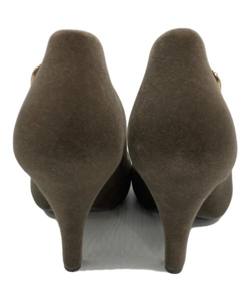Vivienne Westwood ANGLOMANIA（ヴィヴィアンウエストウッドアングロマニア）VIVIENNE WESTWOOD ANGLOMANIA (ヴィヴィアンウエストウッドアングロマニア) ヒールパンプス ブラウン サイズ:23　1/2の古着・服飾アイテム