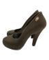 VIVIENNE WESTWOOD ANGLOMANIA (ヴィヴィアンウエストウッドアングロマニア) ヒールパンプス ブラウン サイズ:23　1/2：6000円