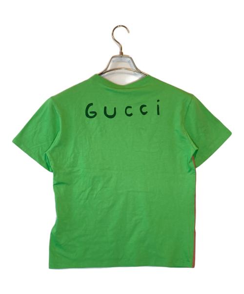 GUCCI（グッチ）GUCCI (グッチ) Tシャツ グリーン サイズ:SIZE 12 未使用品の古着・服飾アイテム