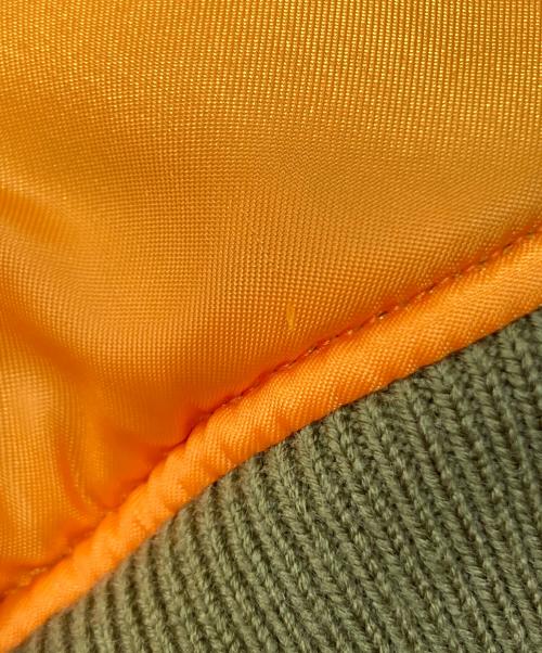 Mr.Gentleman（ミスタージェントルマン）MR.GENTLEMAN (ミスタージェントルマン) ボアジャケット オリーブ サイズ:Ⅼの古着・服飾アイテム