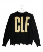 SAINT MICHAELセントマイケル）の古着「CLF MEN KNIT」｜ブラック