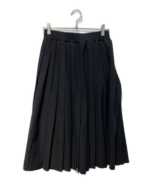FRED PERRY（フレッドペリー）FRED PERRY (フレッドペリー) Sheer Knit Paneled Skirt　F8703 ブラック サイズ:64-70の古着・服飾アイテム