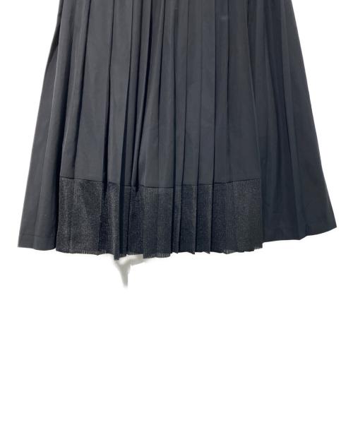FRED PERRY（フレッドペリー）FRED PERRY (フレッドペリー) Sheer Knit Paneled Skirt　F8703 ブラック サイズ:64-70の古着・服飾アイテム