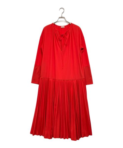 INSCRIRE（アンスクリア）INSCRIRE (アンスクリア) マキシワンピース レッド サイズ:Freeの古着・服飾アイテム