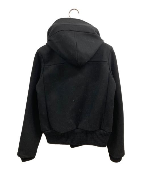 BLESS（ブレス）BLESS (ブレス) メルトンフードブルゾン ブラック サイズ:Sの古着・服飾アイテム
