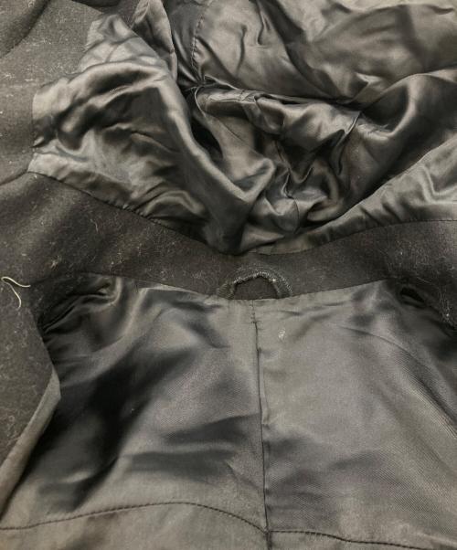 BLESS（ブレス）BLESS (ブレス) メルトンフードブルゾン ブラック サイズ:Sの古着・服飾アイテム