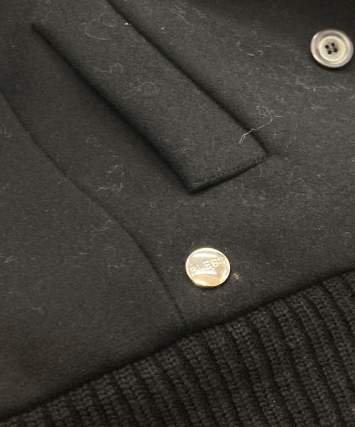 BLESS（ブレス）BLESS (ブレス) メルトンフードブルゾン ブラック サイズ:Sの古着・服飾アイテム