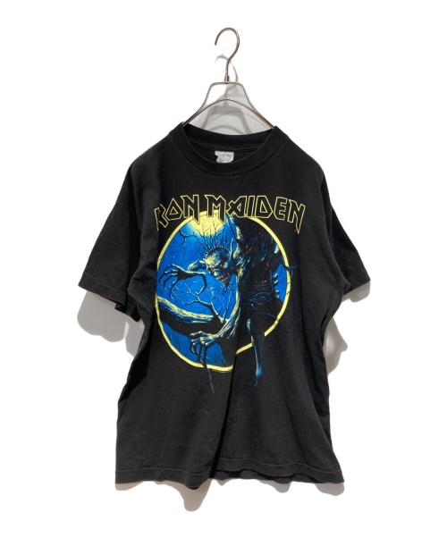 IRON MAIDEN（アイアンメイデン）IRON MAIDEN (アイアンメイデン) バンドTシャツ ブラック サイズ:LARGEの古着・服飾アイテム