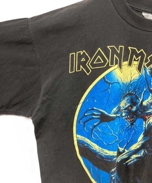 IRON MAIDEN（アイアンメイデン）IRON MAIDEN (アイアンメイデン) バンドTシャツ ブラック サイズ:LARGEの古着・服飾アイテム