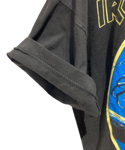 IRON MAIDEN（アイアンメイデン）IRON MAIDEN (アイアンメイデン) バンドTシャツ ブラック サイズ:LARGEの古着・服飾アイテム