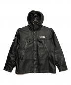 SUPREME×THE NORTH FACEシュプリーム×ザ ノース フェイス）の古着「18AW Leather Moutain Jacket」｜ブラック