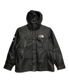 SUPREME×THE NORTH FACE（シュプリーム×ザ ノース フェイス）の古着「18AW Leather Moutain Jacket」｜ブラック