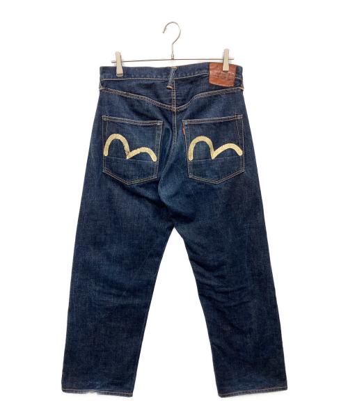 EVISU（エヴィス）EVISU (エヴィス) カモメペイントデニムパンツ インディゴ サイズ:33の古着・服飾アイテム