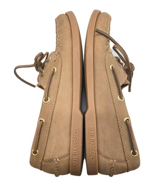 G.H.BASS（ジーエイチバス）G.H.BASS (ジーエイチバス) BEAUTY&YOUTH (ビューティーアンドユース) 別注 デッキシューズ ベージュ サイズ:40の古着・服飾アイテム