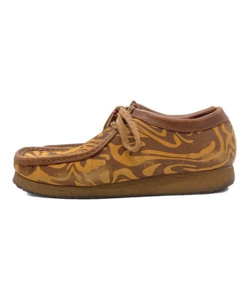 CLARKS ORIGINALS（クラークス オリジナルズ）Clarks Originals (クラークス オリジナルズ) Wu Wear (ウーウェアー) ワラビーシューズ ブラウン サイズ:25.5cmの古着・服飾アイテム