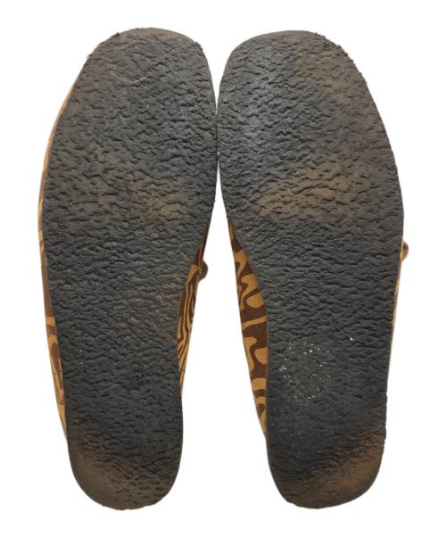 CLARKS ORIGINALS（クラークス オリジナルズ）Clarks Originals (クラークス オリジナルズ) Wu Wear (ウーウェアー) ワラビーシューズ ブラウン サイズ:25.5cmの古着・服飾アイテム