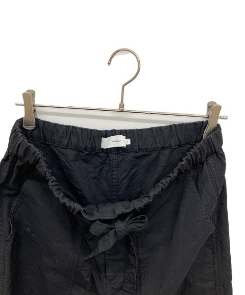 Graphpaper（グラフペーパー）Graphpaper (グラフペーパー) 和紙×WOOL Baker Pants イージーパンツ ブラック サイズ:SIZE 1の古着・服飾アイテム