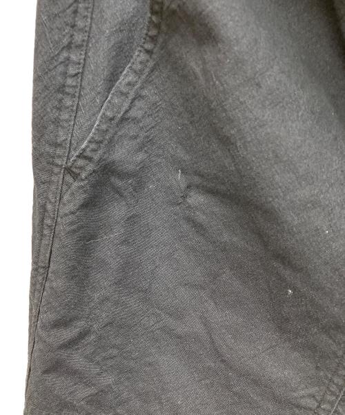 Graphpaper（グラフペーパー）Graphpaper (グラフペーパー) 和紙×WOOL Baker Pants イージーパンツ ブラック サイズ:SIZE 1の古着・服飾アイテム
