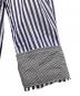 中古・古着 eYe COMME des GARCONS JUNYAWATANABE MAN (アイ コム デ ギャルソン ジュンヤ ワタナベ マン) ストライプシャツ ネイビー×ホワイト サイズ:XS：7000円