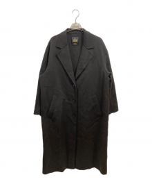 JOURNAL STANDARD（ジャーナルスタンダード）の古着「Hamilton Rever ロングコート」｜ブラック