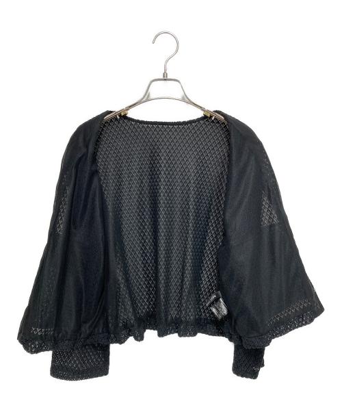 VIVIENNE TAM（ヴィヴィアンタム）VIVIENNE TAM (ヴィヴィアンタム) LATTICE LACE ジャケット ブラック サイズ:38の古着・服飾アイテム