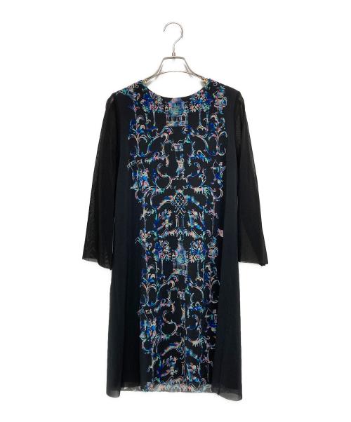 VIVIENNE TAM（ヴィヴィアンタム）VIVIENNE TAM (ヴィヴィアンタム) オーロラパワーネットワンピース ブラック サイズ:40の古着・服飾アイテム