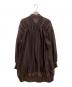 VIVIENNE TAM (ヴィヴィアンタム) シアーギャザーブルゾン ブラウン サイズ:38：7000円