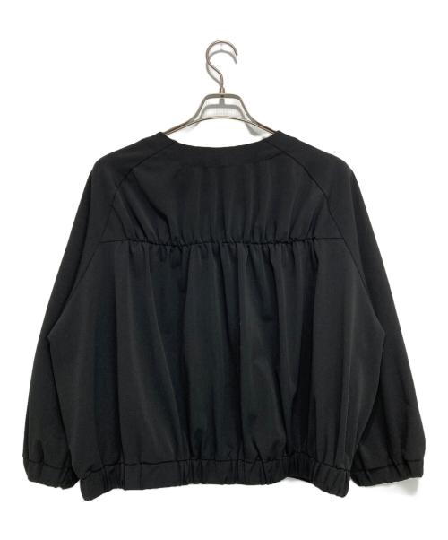 VIVIENNE TAM（ヴィヴィアンタム）VIVIENNE TAM (ヴィヴィアンタム) ノーカラーブルゾン ブラック サイズ:SIZE 38の古着・服飾アイテム