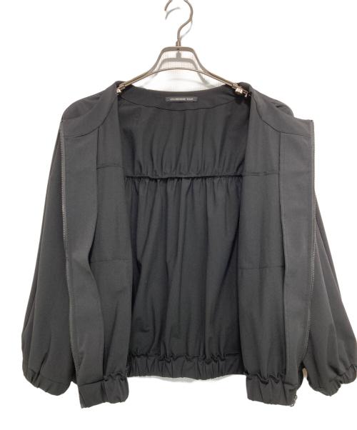 VIVIENNE TAM（ヴィヴィアンタム）VIVIENNE TAM (ヴィヴィアンタム) ノーカラーブルゾン ブラック サイズ:SIZE 38の古着・服飾アイテム