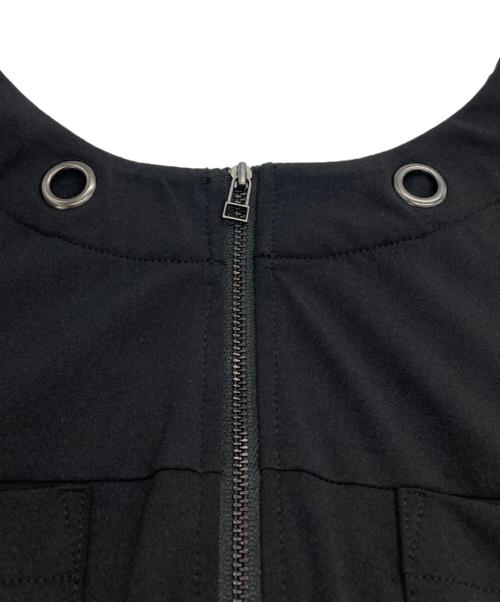 VIVIENNE TAM（ヴィヴィアンタム）VIVIENNE TAM (ヴィヴィアンタム) ノーカラーブルゾン ブラック サイズ:SIZE 38の古着・服飾アイテム
