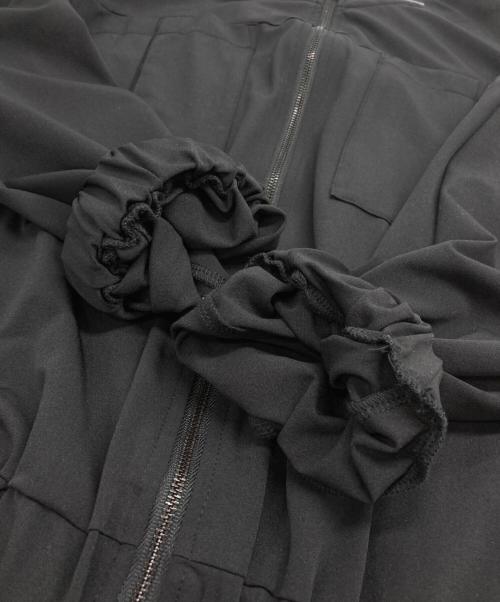 VIVIENNE TAM（ヴィヴィアンタム）VIVIENNE TAM (ヴィヴィアンタム) ノーカラーブルゾン ブラック サイズ:SIZE 38の古着・服飾アイテム