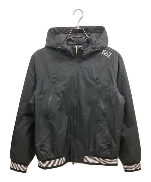 EA7（イーエーセブン）EA7 (イーエーセブン) ボンバージャケット ブラック サイズ:Lの古着・服飾アイテム