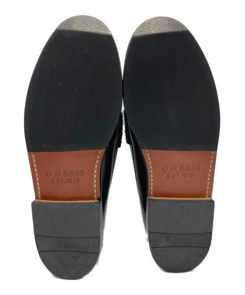 G.H.BASS（ジーエイチバス）G.H.BASS (ジーエイチバス) LARSON MOC PENNY / BA11010H 001 ホワイト×ブラック サイズ:US7の古着・服飾アイテム
