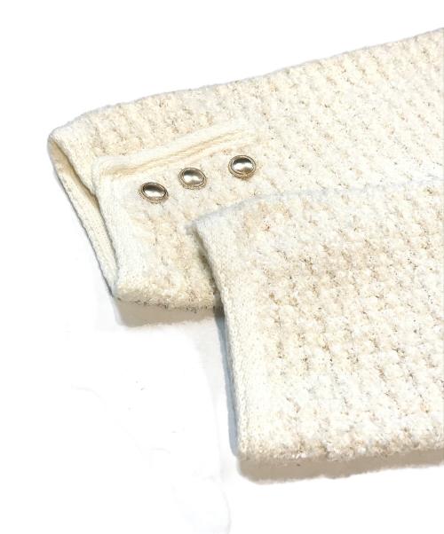 Snidel（スナイデル）Snidel (スナイデル) ツイードニットカーディガン SWNT251185 ホワイト サイズ:Freeの古着・服飾アイテム