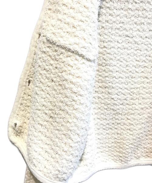 Snidel（スナイデル）Snidel (スナイデル) ツイードニットカーディガン SWNT251185 ホワイト サイズ:Freeの古着・服飾アイテム