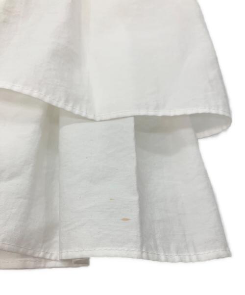 CLANE（クラネ）CLANE (クラネ) VOLUME FRILL SKIRT ホワイトの古着・服飾アイテム