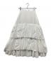 CLANE (クラネ) VOLUME FRILL SKIRT ホワイト：8000円