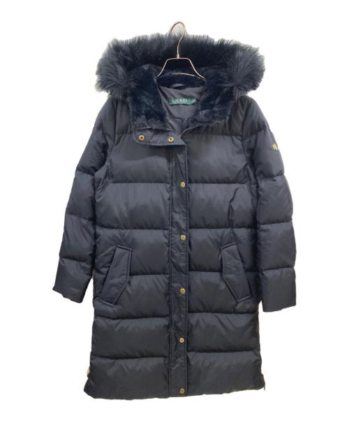 LAUREN RALPH LAUREN（ローレンラルフローレン）LAUREN RALPH LAUREN (ローレンラルフローレン) ダウンコート ネイビー サイズ:XSの古着・服飾アイテム