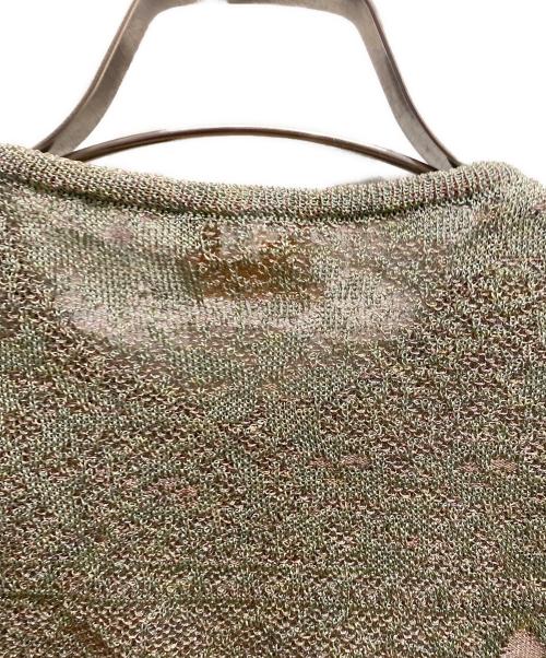 Vivienne Westwood GOLD LABEL（ヴィヴィアン・ウエストウッド ゴールドレーベル）Vivienne Westwood GOLD LABEL (ヴィヴィアン・ウエストウッド ゴールドレーベル) 半袖ニット グリーン サイズ:Freeの古着・服飾アイテム